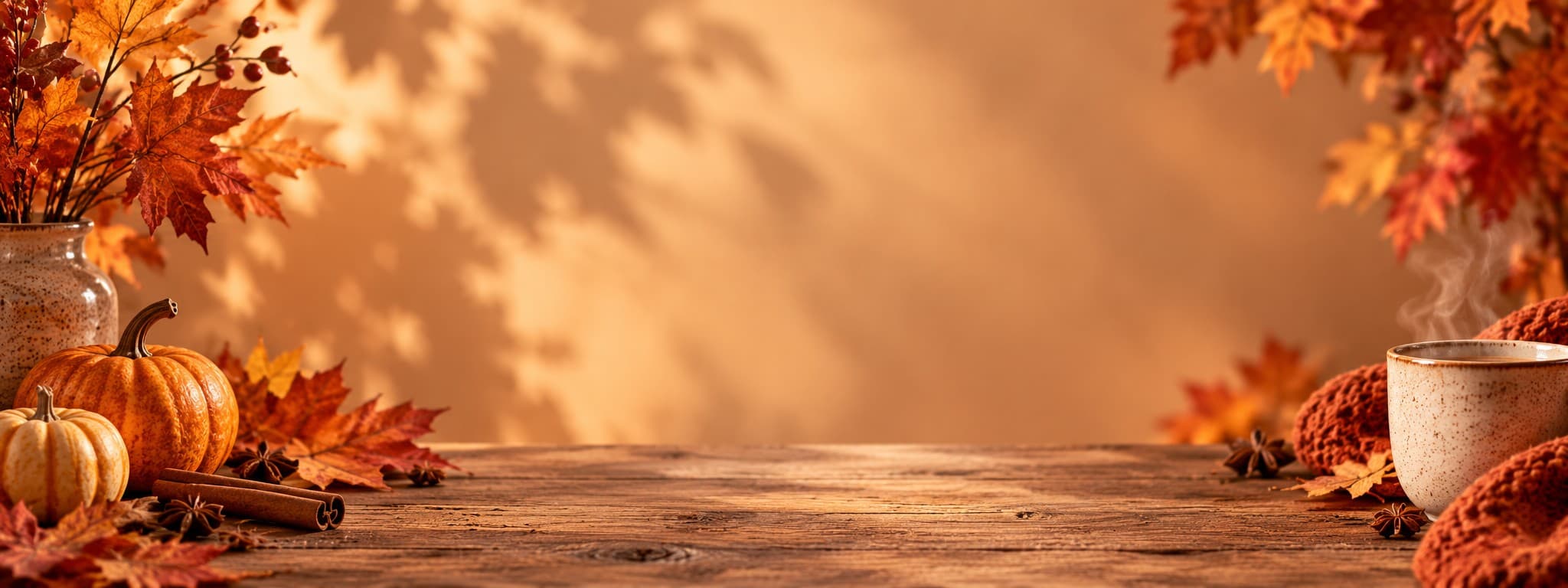 Fondo de temporada otoñal