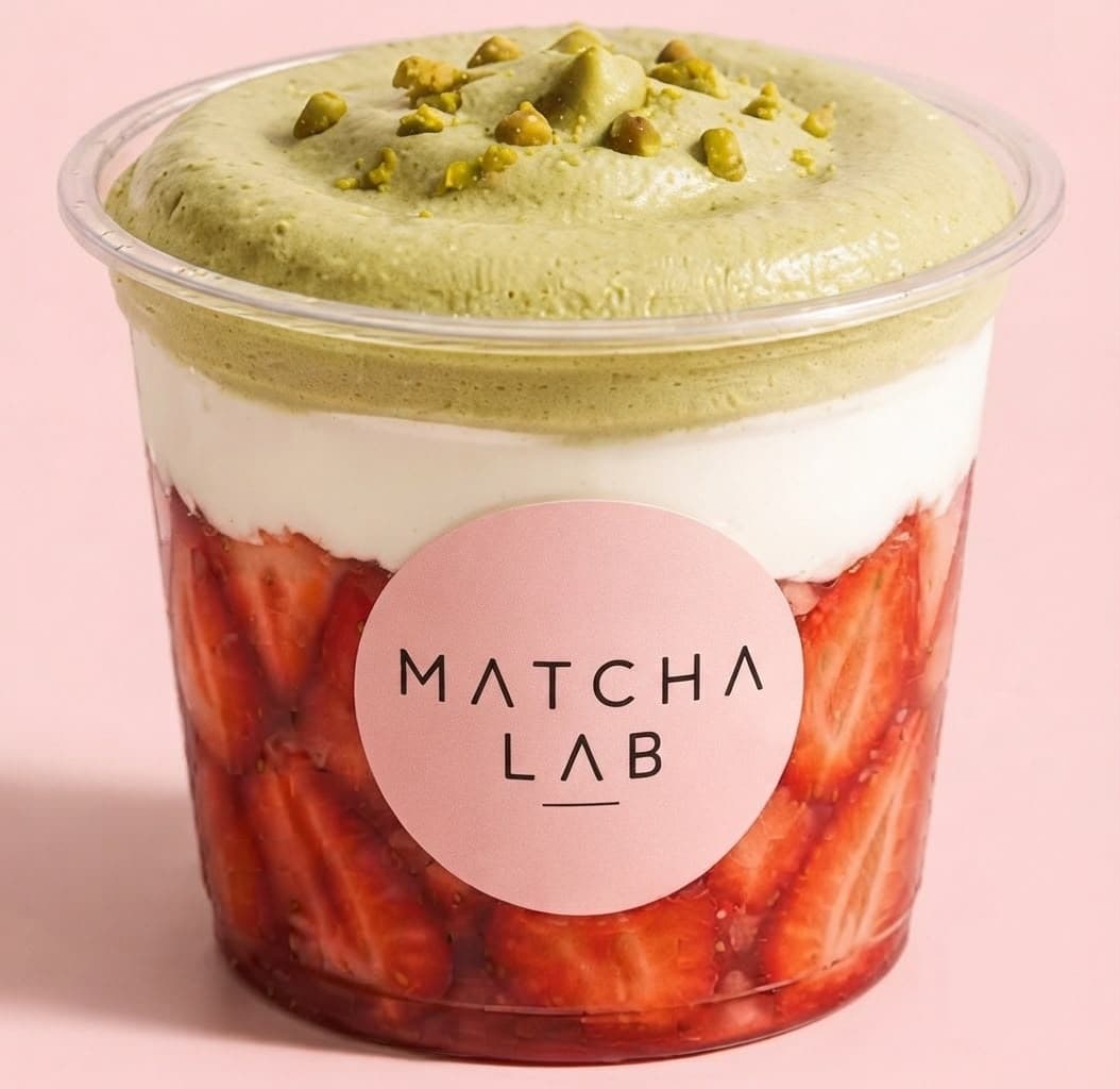 Pistache - Fresas con crema